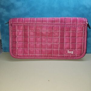 Lug Pink Quilted Women's Passport Wallet